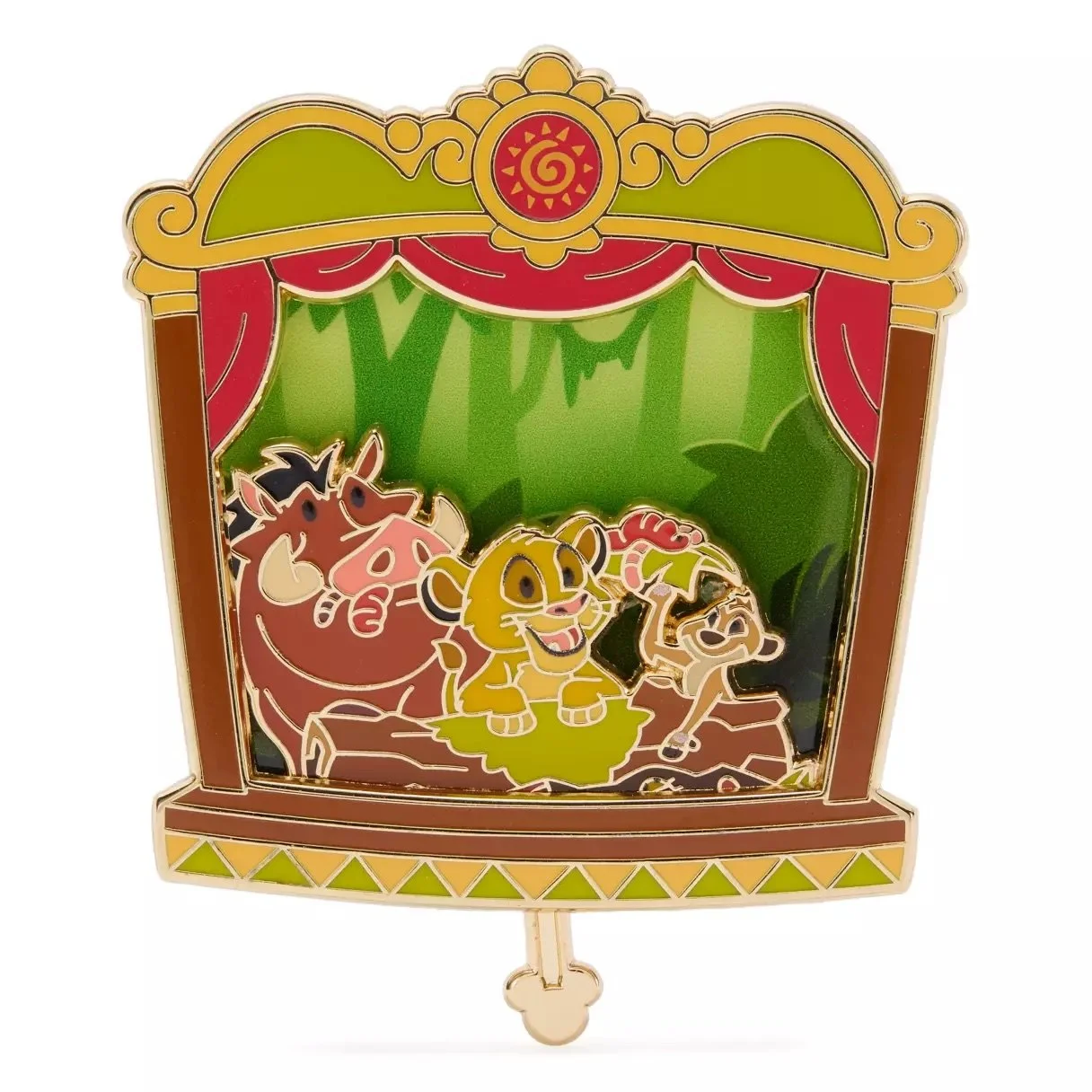 Simba, Timon and Pumbaa Slider Pin