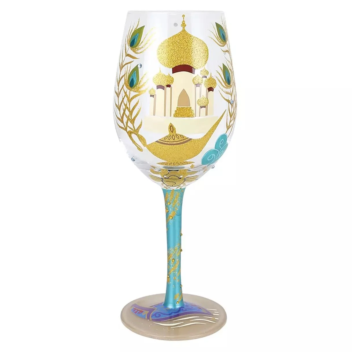 Jasmine “Show Me the World” Stemmed Glass