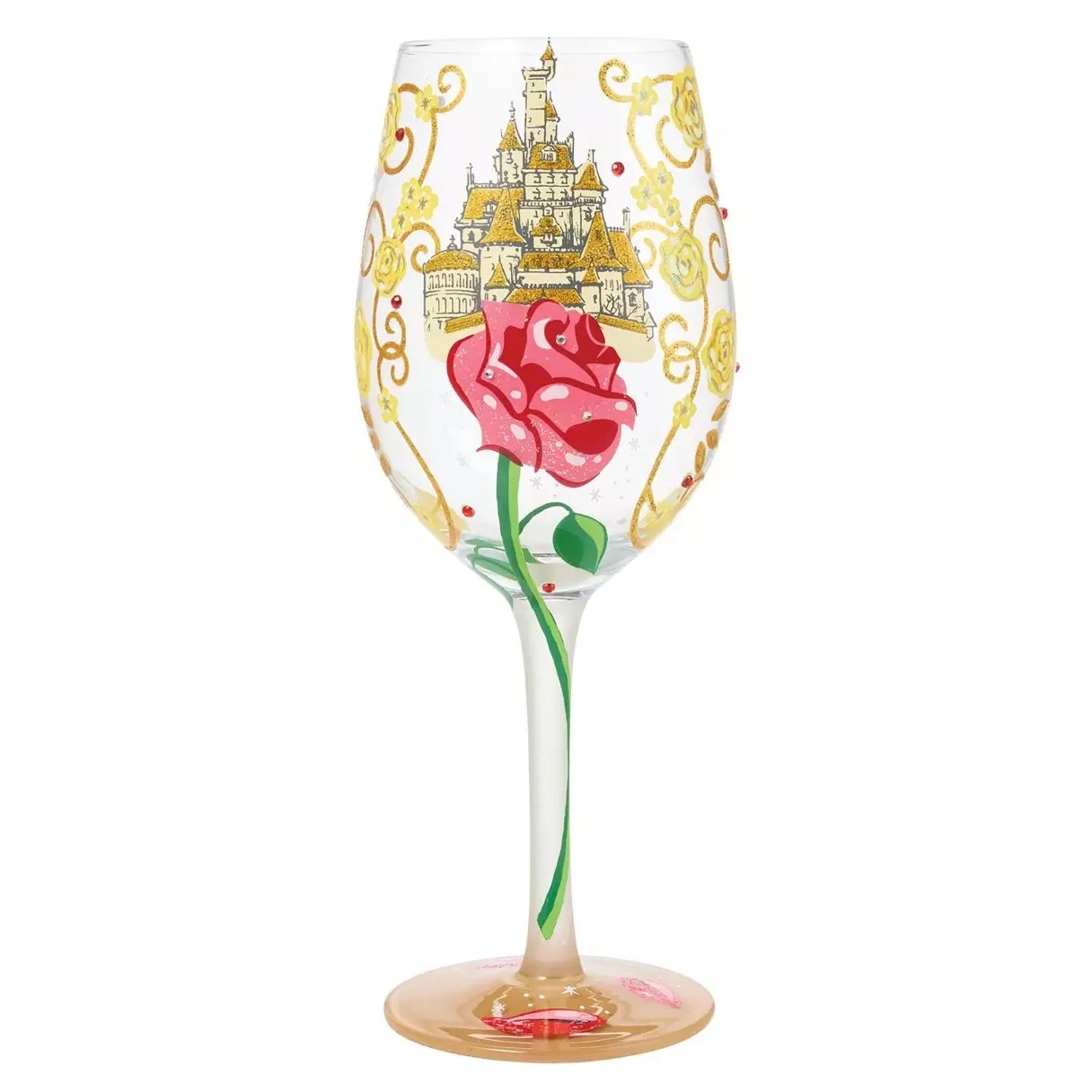Belle “Bold Like a Rose” Stemmed Glass
