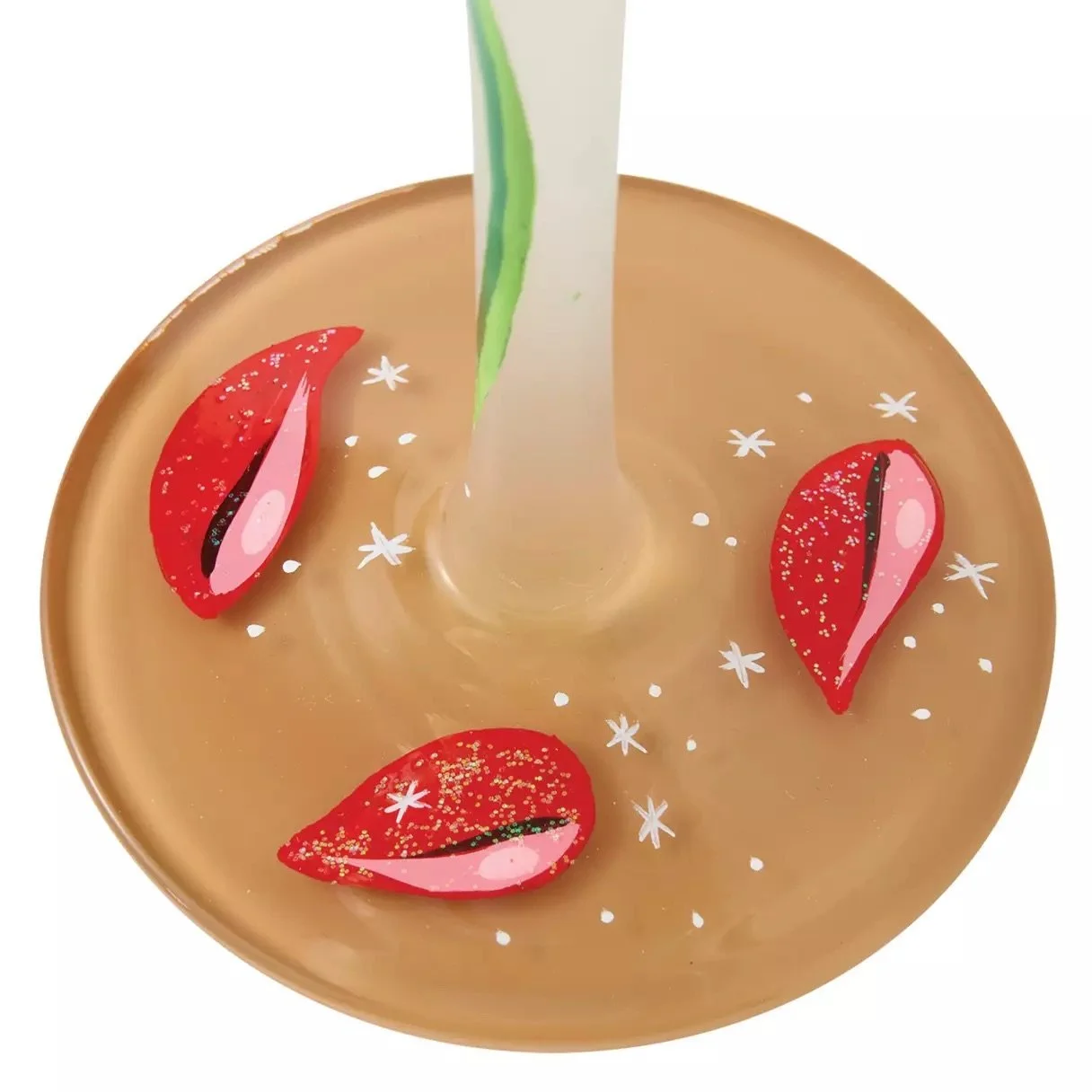Belle “Bold Like a Rose” Stemmed Glass