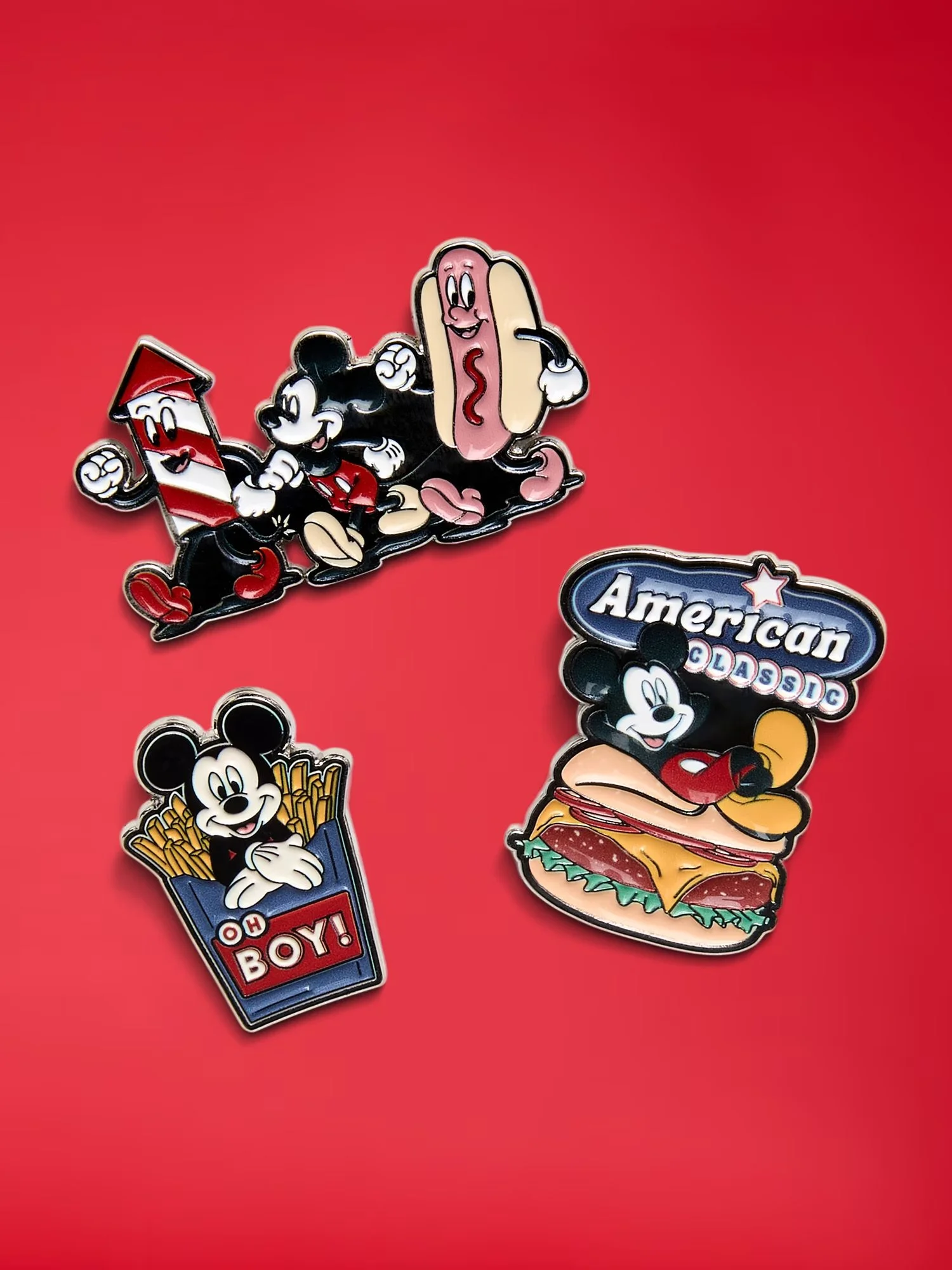 Disney Picnic Enamel Pin Set