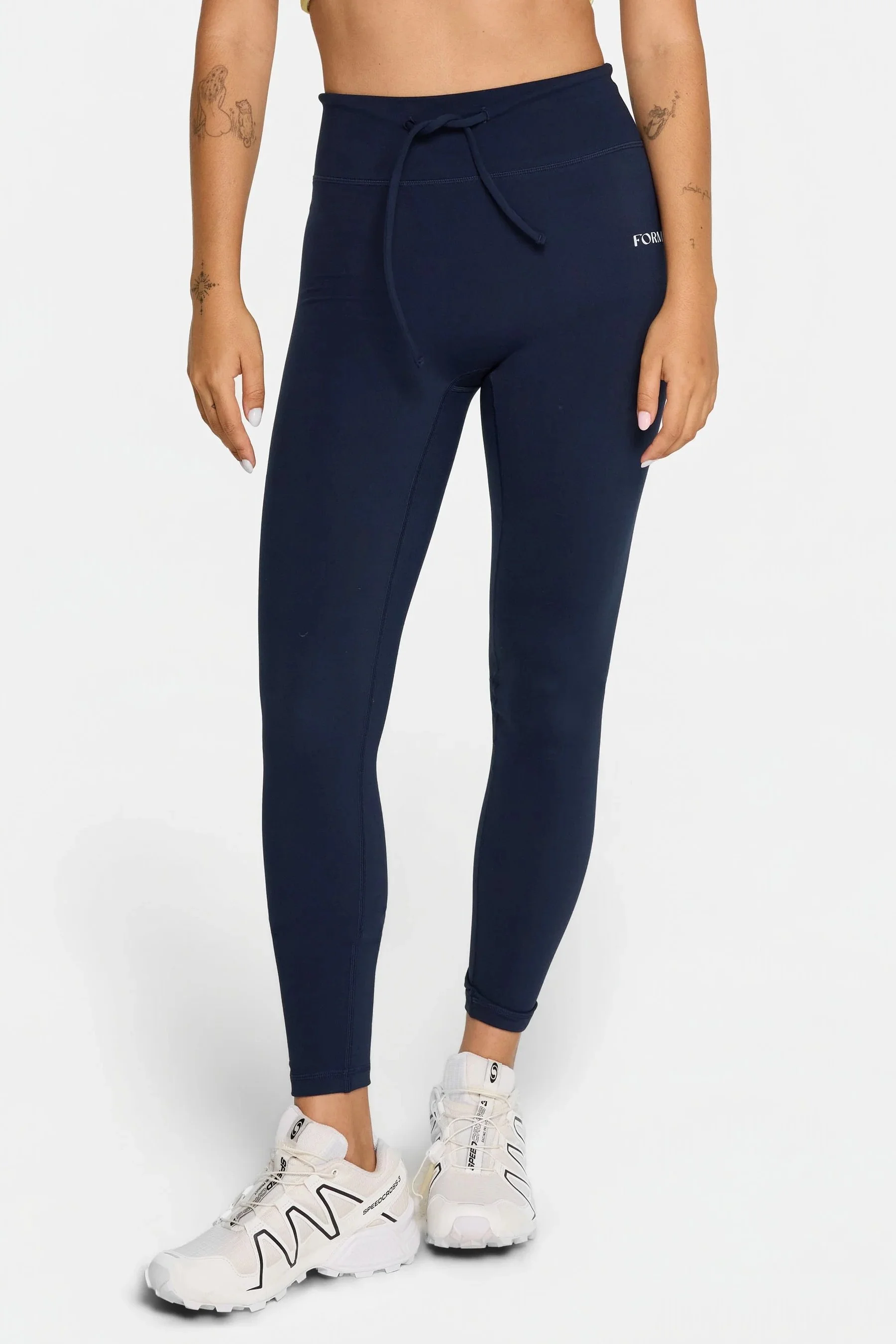 Drawstring Legging - Navy