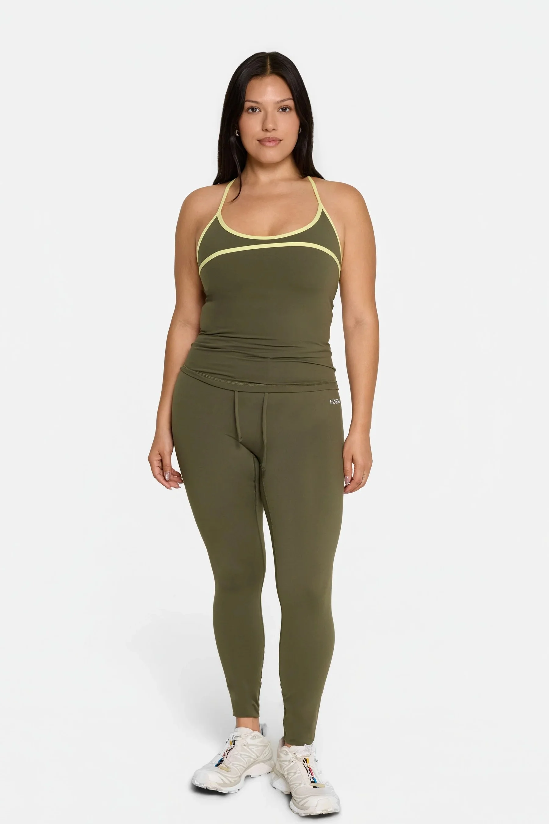 Drawstring Legging - Olive