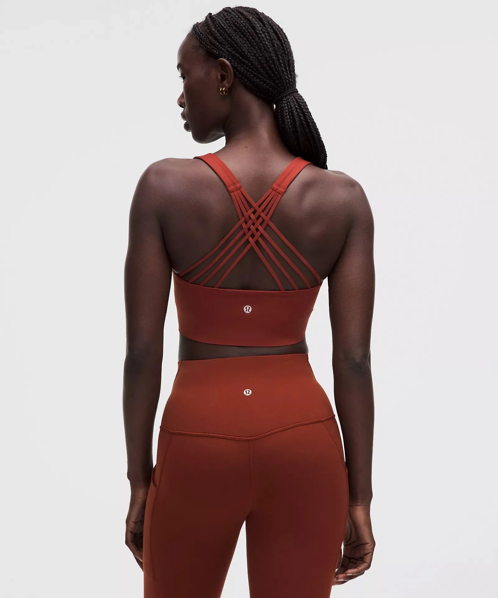 FlexyFlex Strappy Longline Yoga Bra A-C Cups