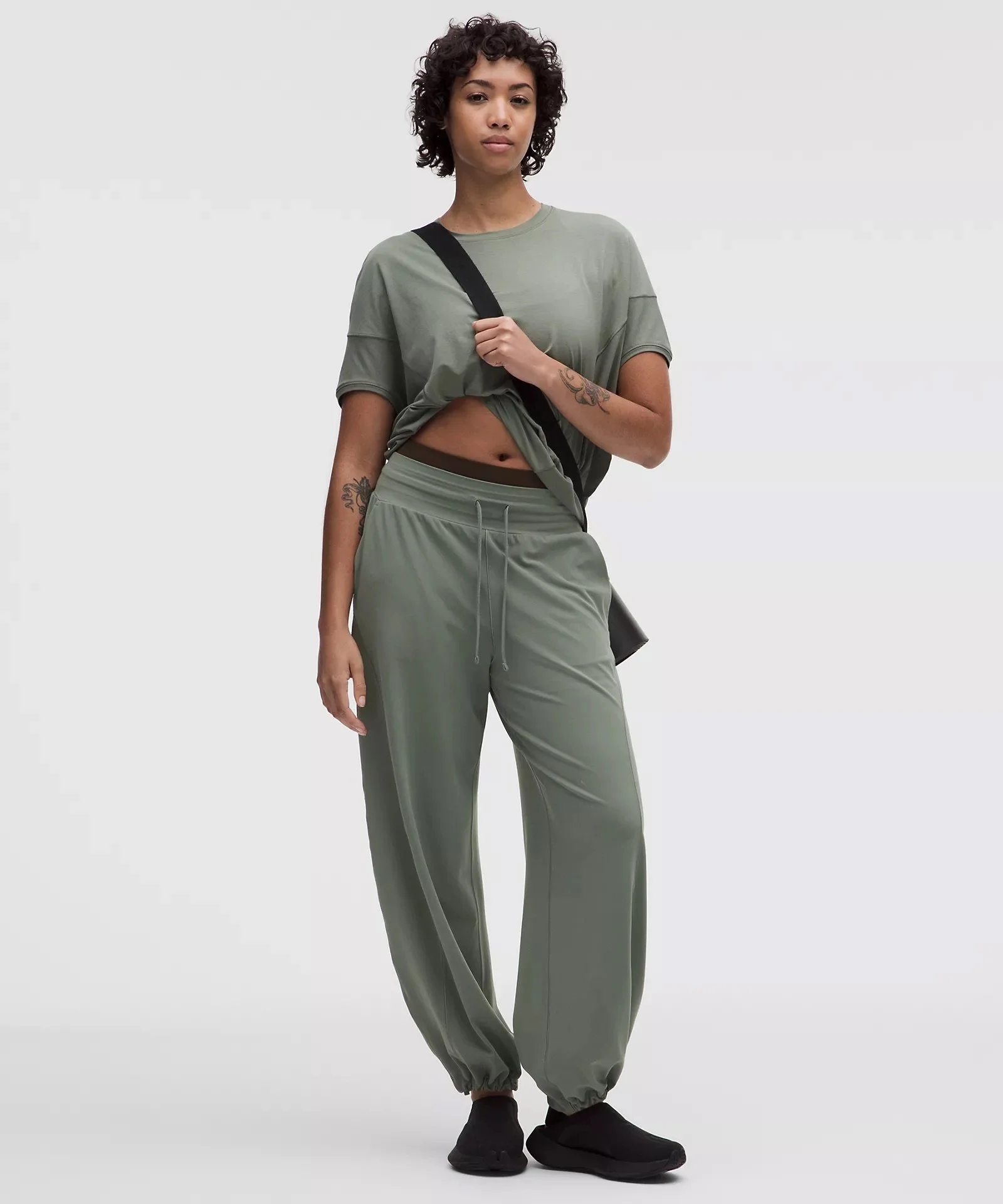 Cotton-Modal Dolman T-Shirt