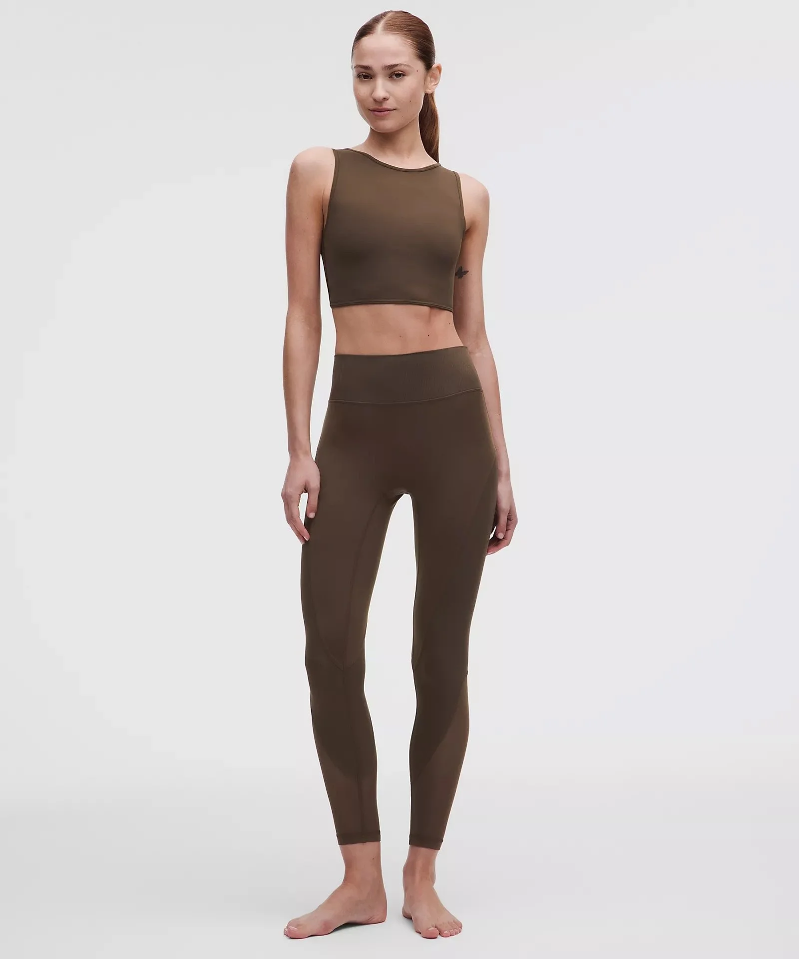 Bend This Mesh Bandeau and V-Neck Bra