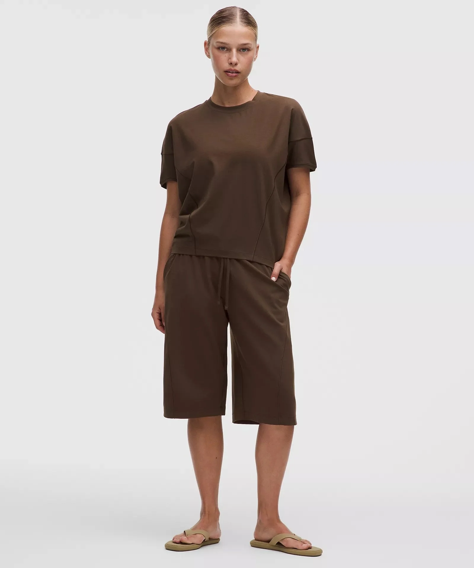 Cotton-Modal Dolman T-Shirt