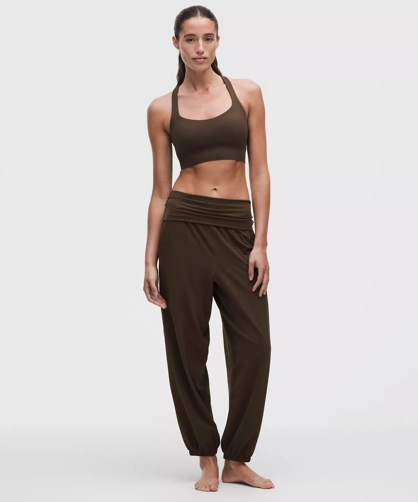 FlexyFlex Strappy Longline Yoga Bra - A/C Cups