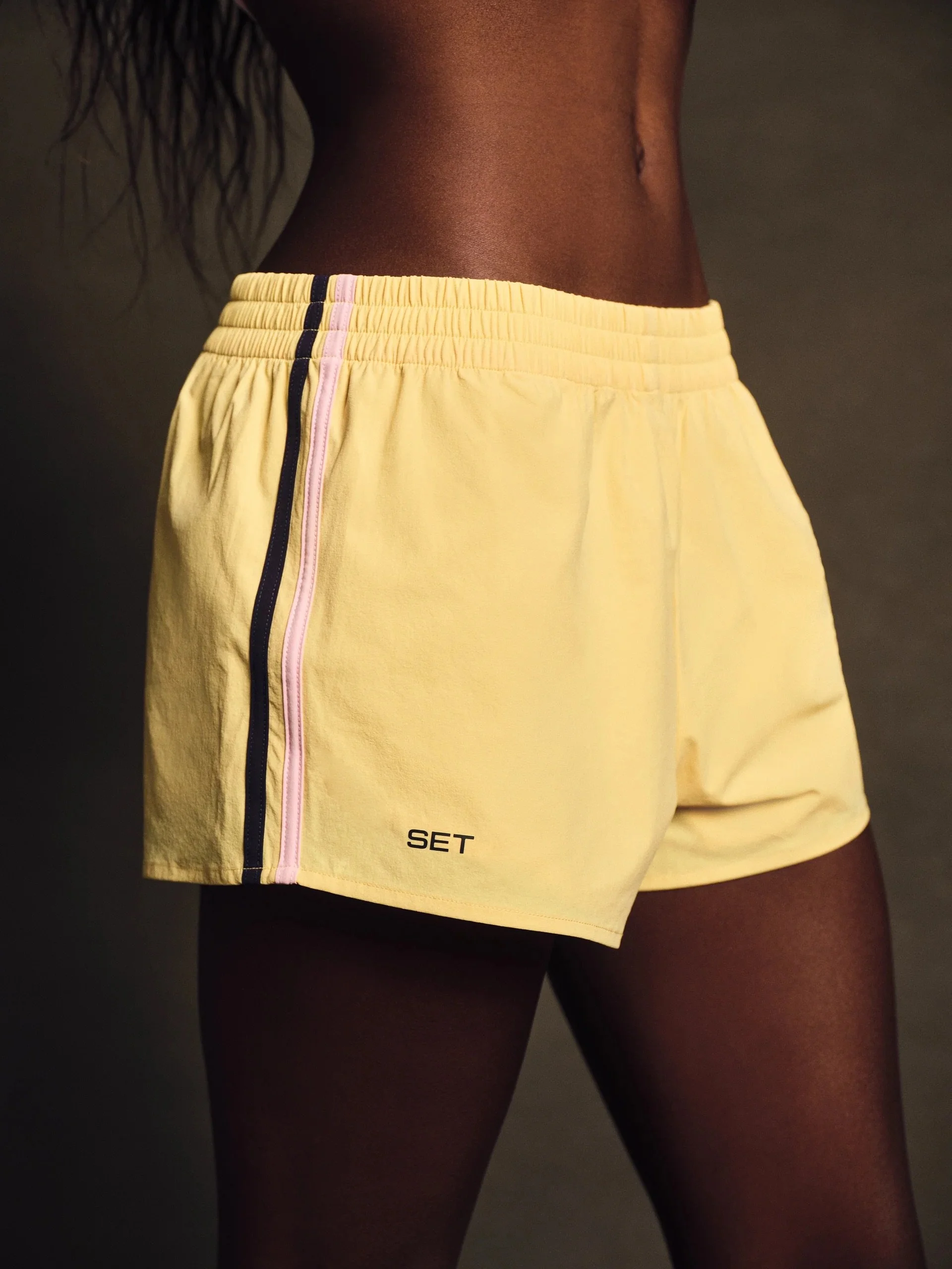 Nylon Track Shorts
