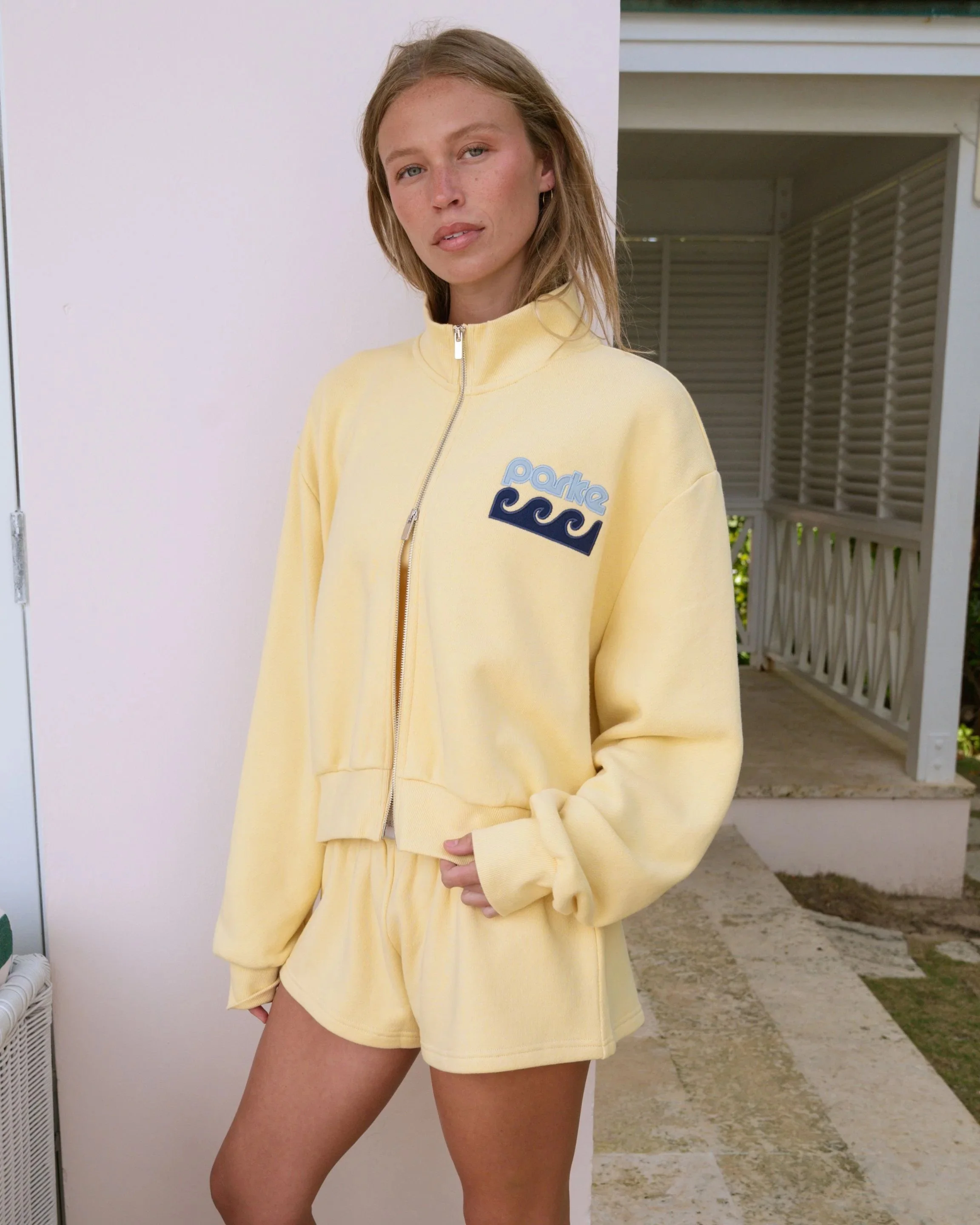 Zip Up Mockneck
