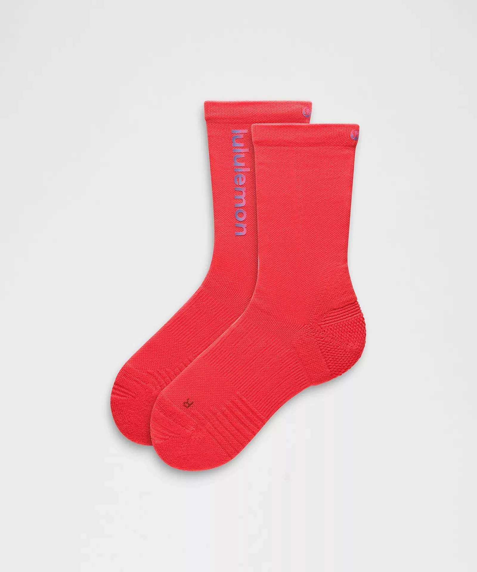 Power Stride Cushion Crew Socks Wordmark