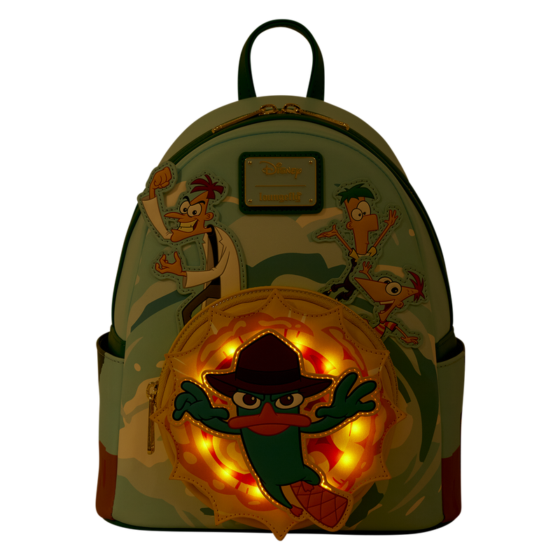 Phineas &amp; Ferb Light-Up Mini Backpack