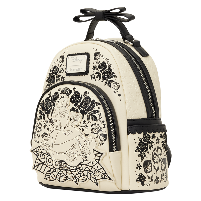 Alice in Wonderland Floral Mini Backpack