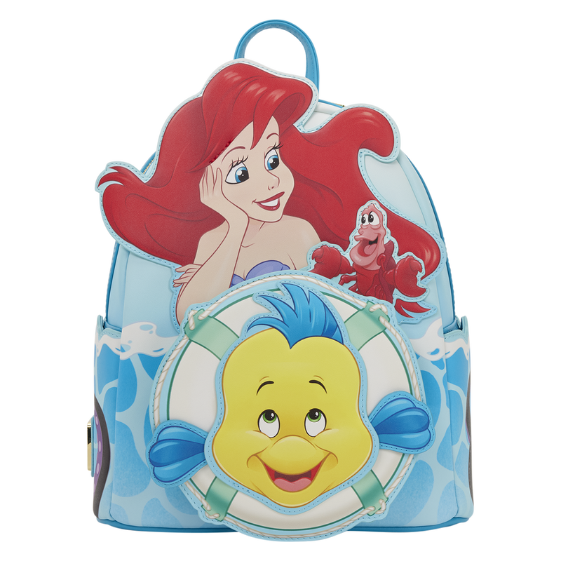 Ariel, Flounder, &amp; Sebastian Mini Backpack