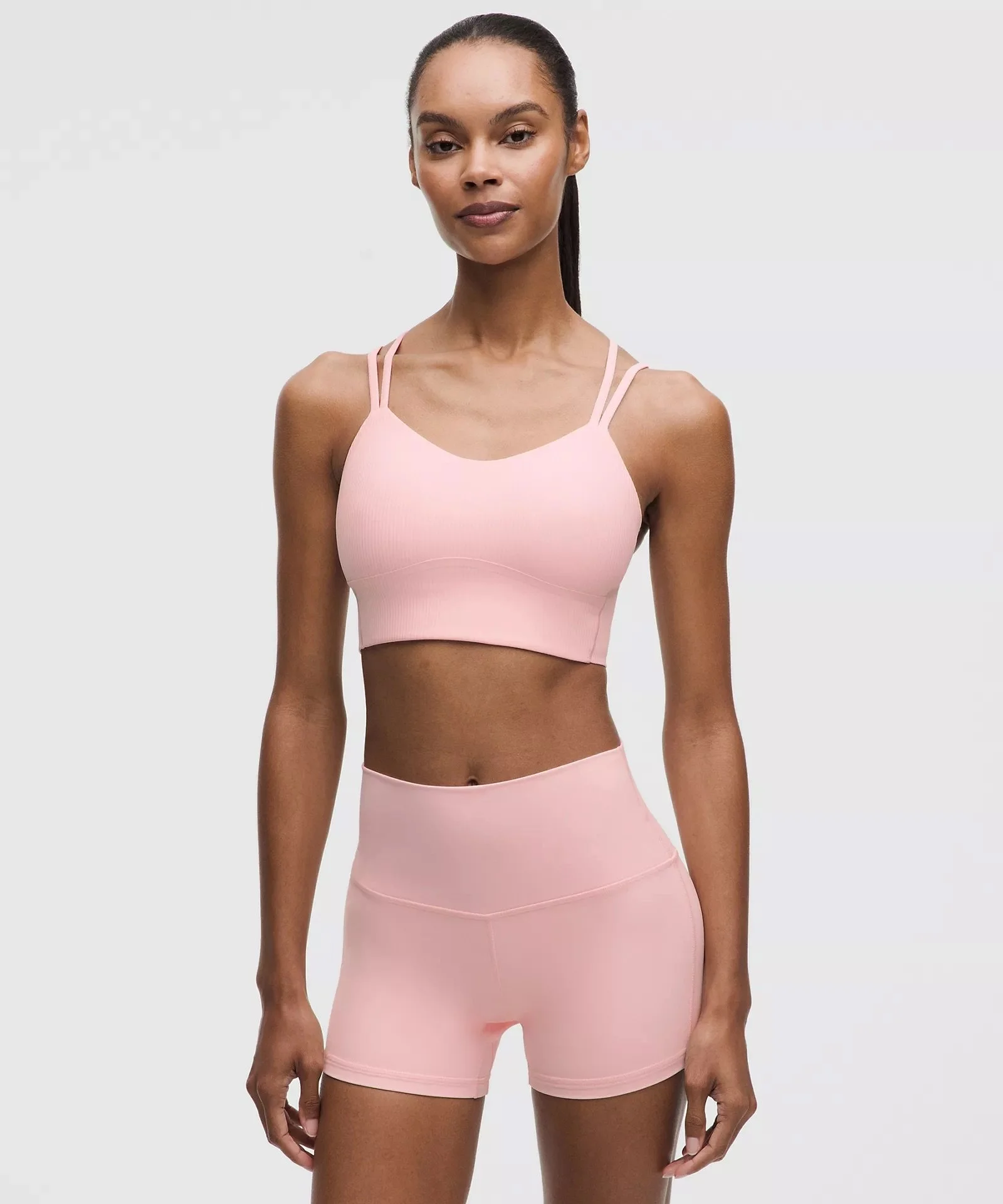 Like a Cloud Ribbed Longline Bra