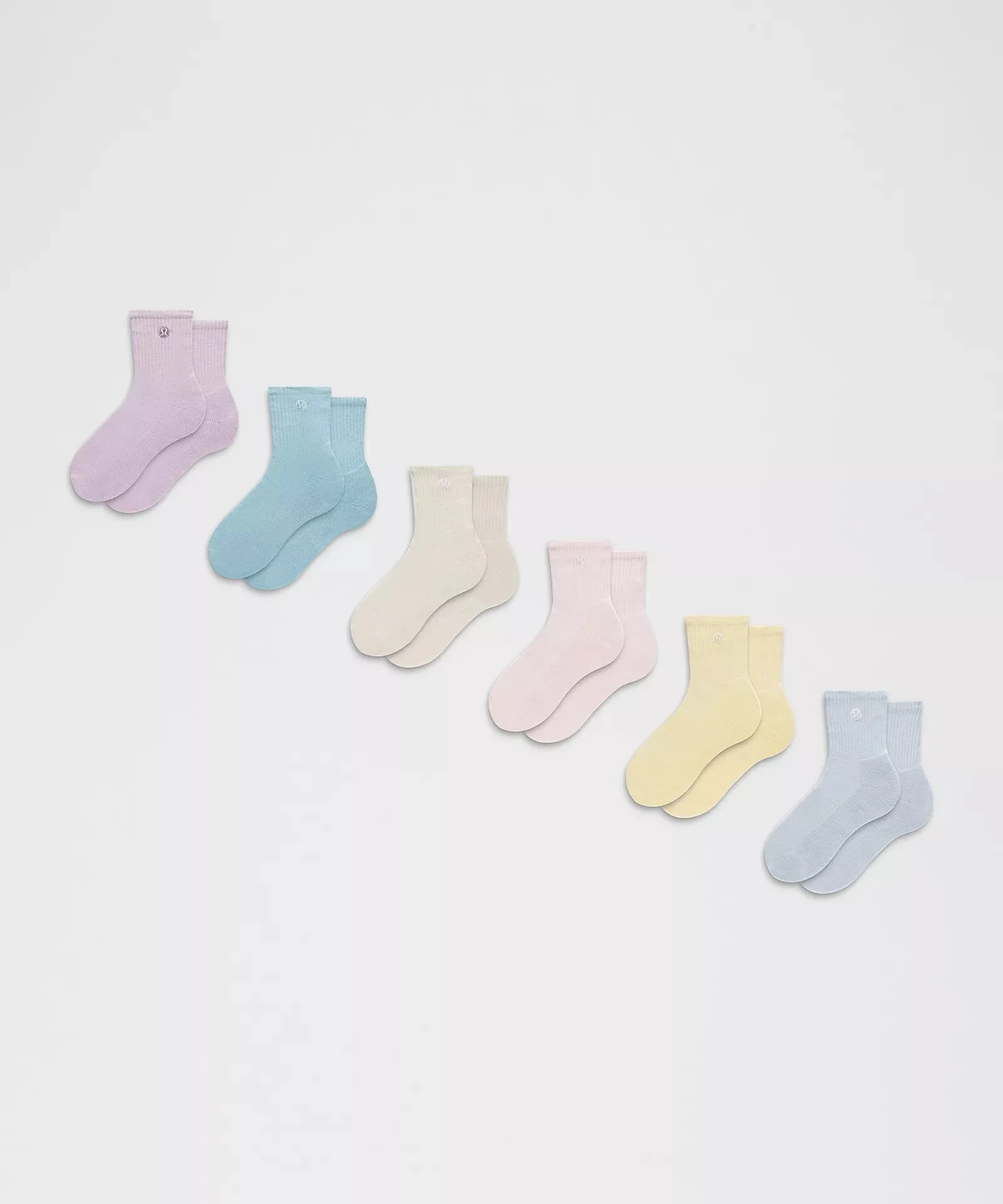 Daily Essential Quarter Socks 6 Pack