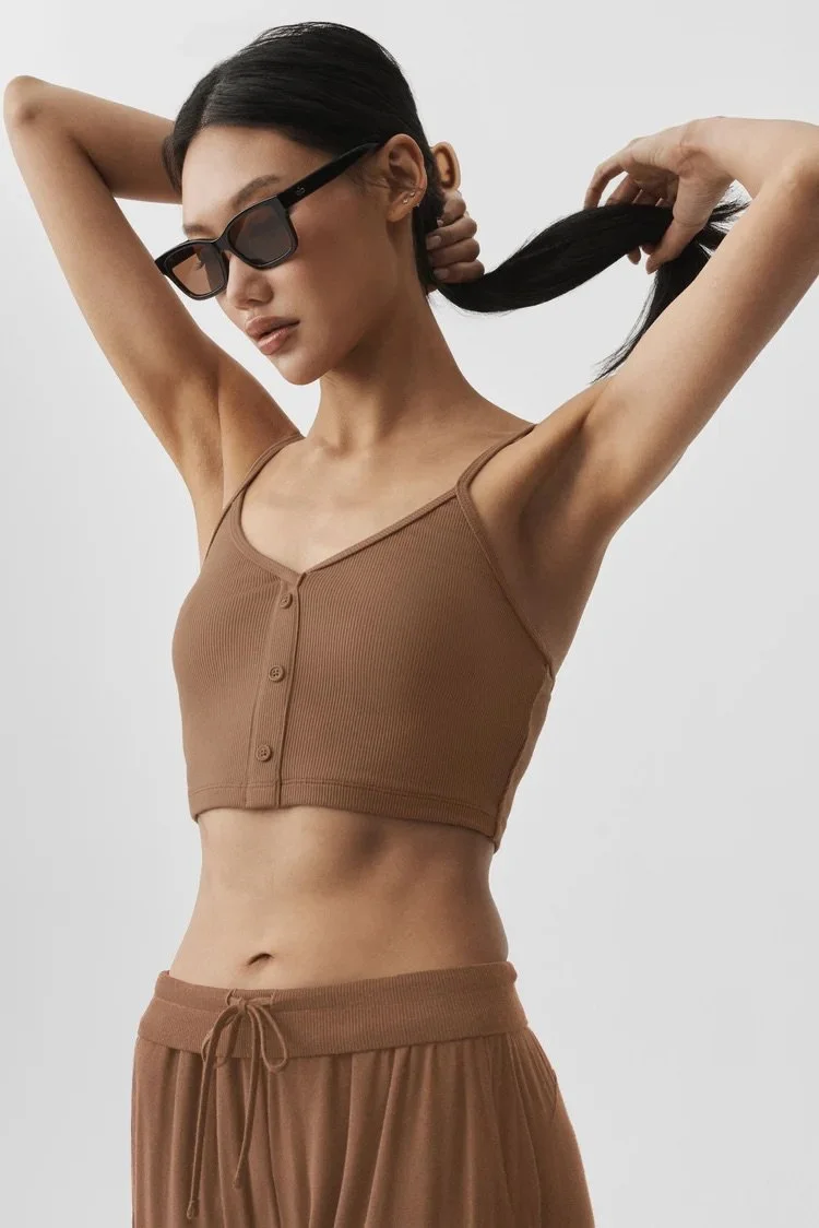 Ribbed Delicate Lounge Tank