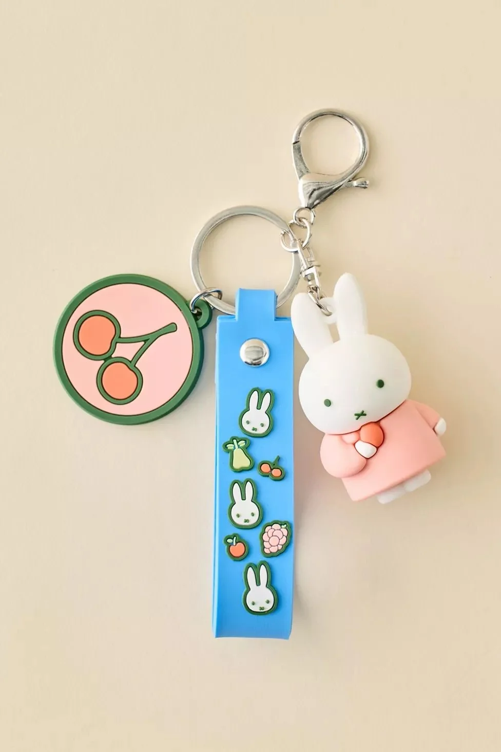 Miffy 3D Rubber Lanyard Keychain