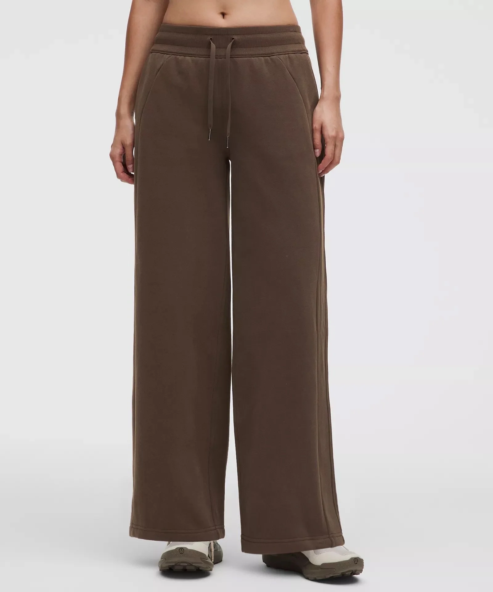 Scuba Mid-Rise Wide-Leg Pant