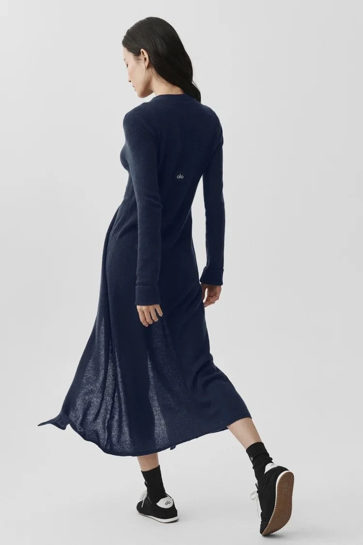 Sheer Cashmere Long Cardigan