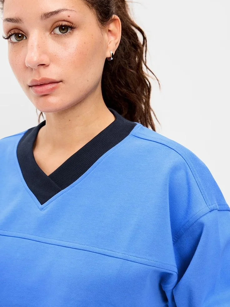 Dynamic Fleece Oversized Cropped Sweatshirt