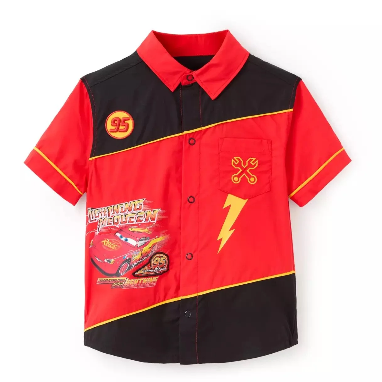 Kids Lightning McQueen Woven Shirt