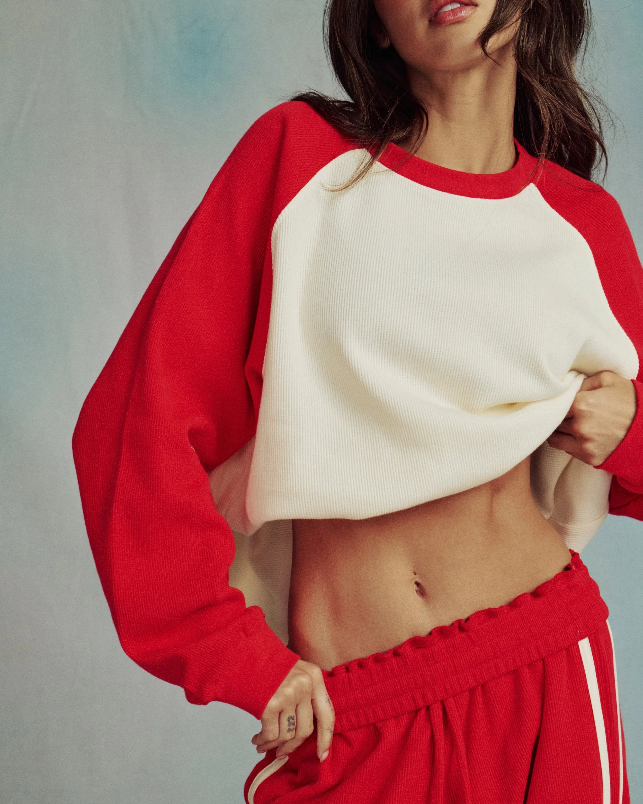 Oversized Raglan Thermal - Heart