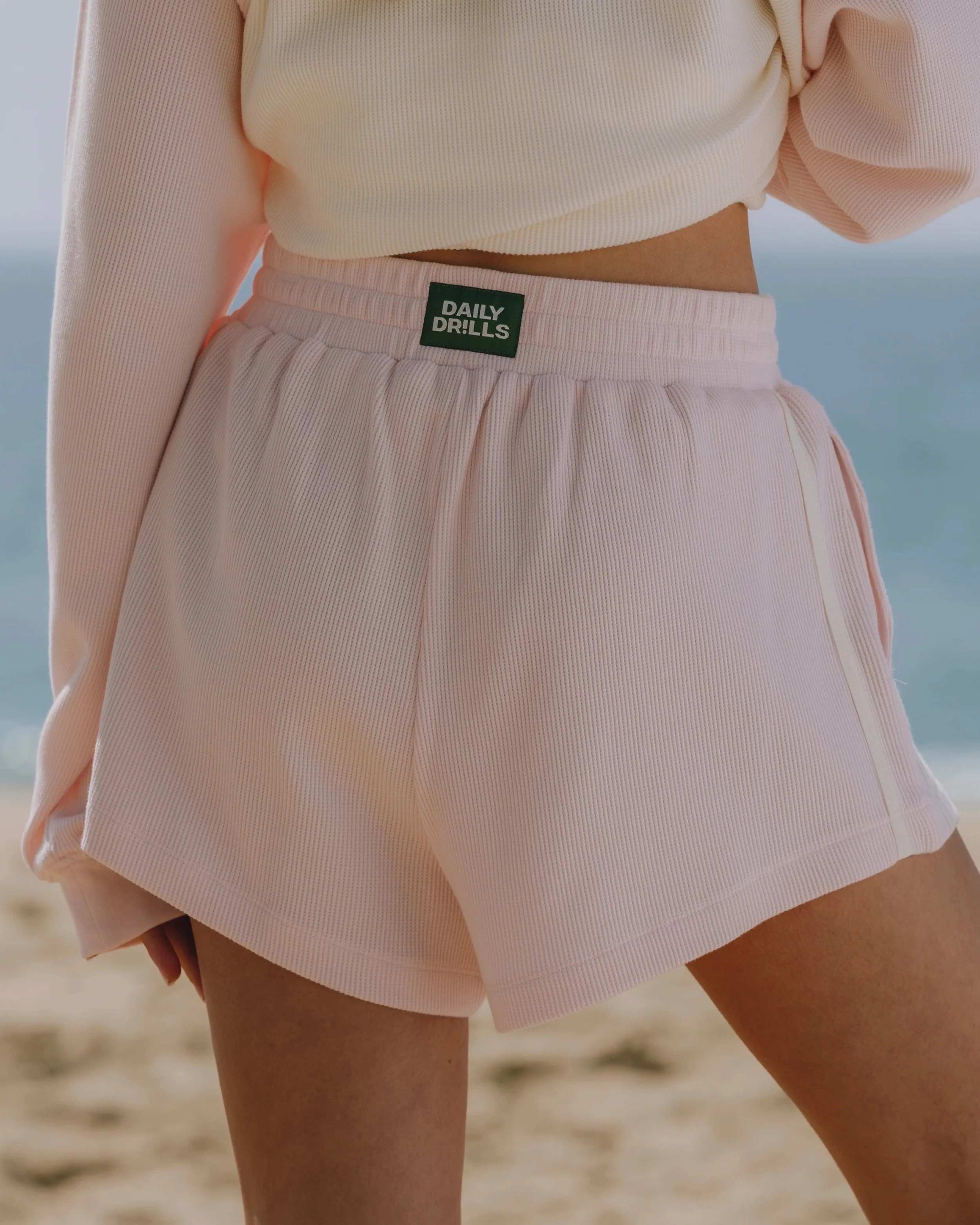 Thermal Resort Shorts with Stripes - Cupid