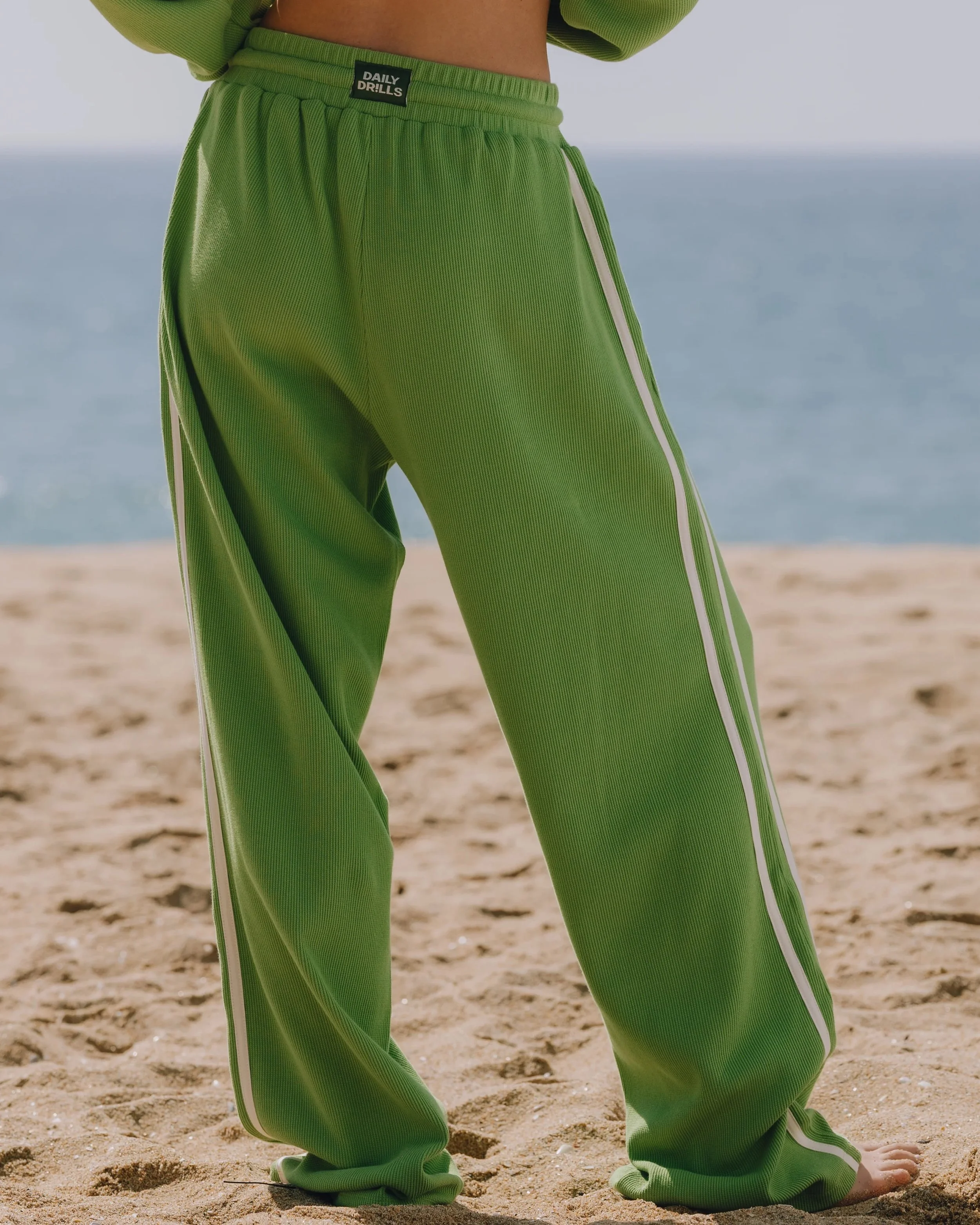 Thermal Resort Pants with Stripes‍ - Lucky