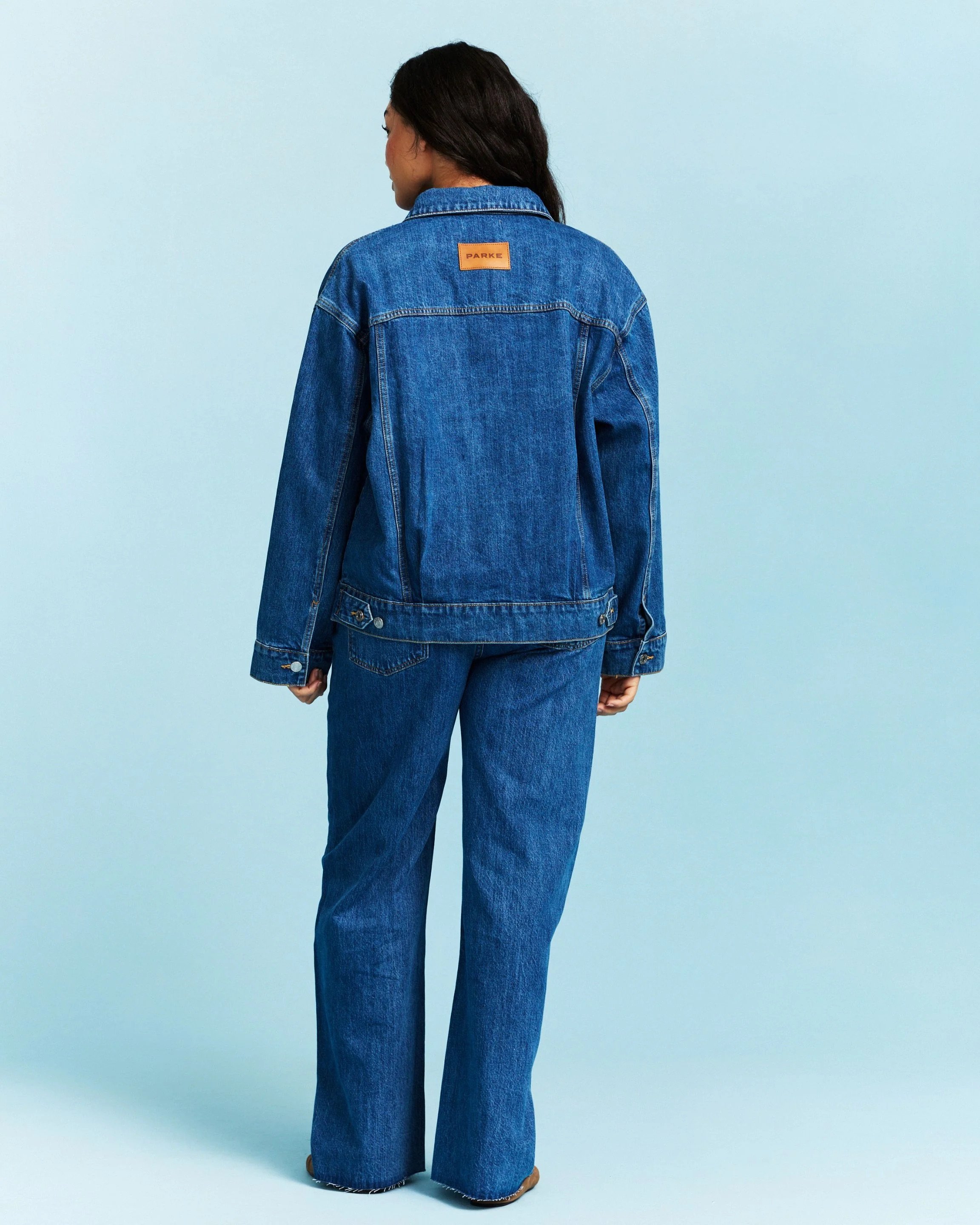 Oversized Denim Jacket - Medium Wash