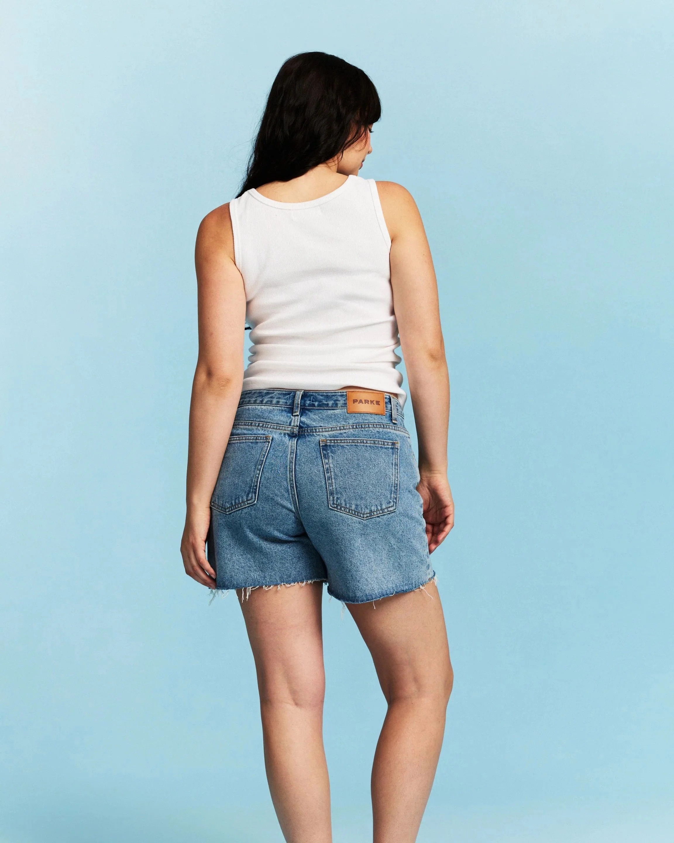Long Baggy Shorts - Vintage Wash