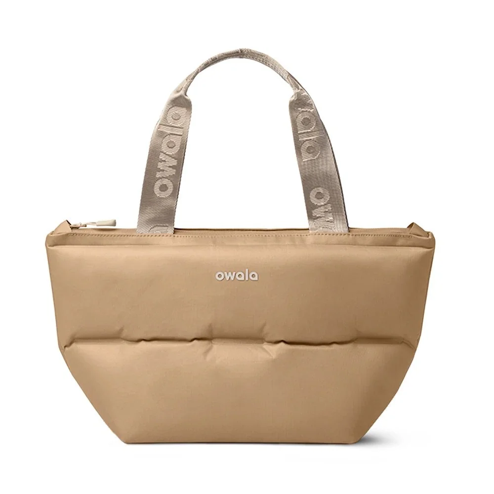 The Puffer Mini 7L Insulated Tote Bag - Beige Babe