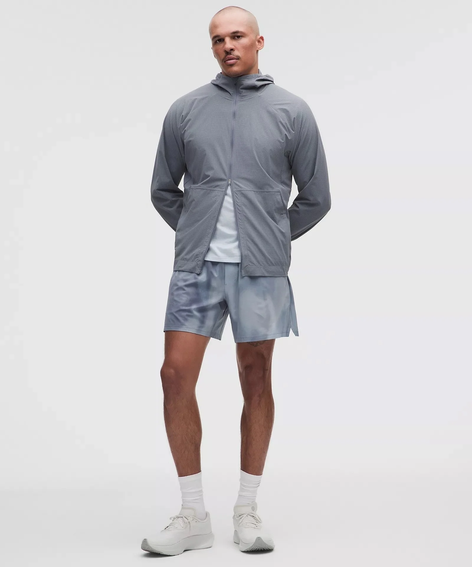 Mile Maker Ripstop Lined Short 6" - Grey