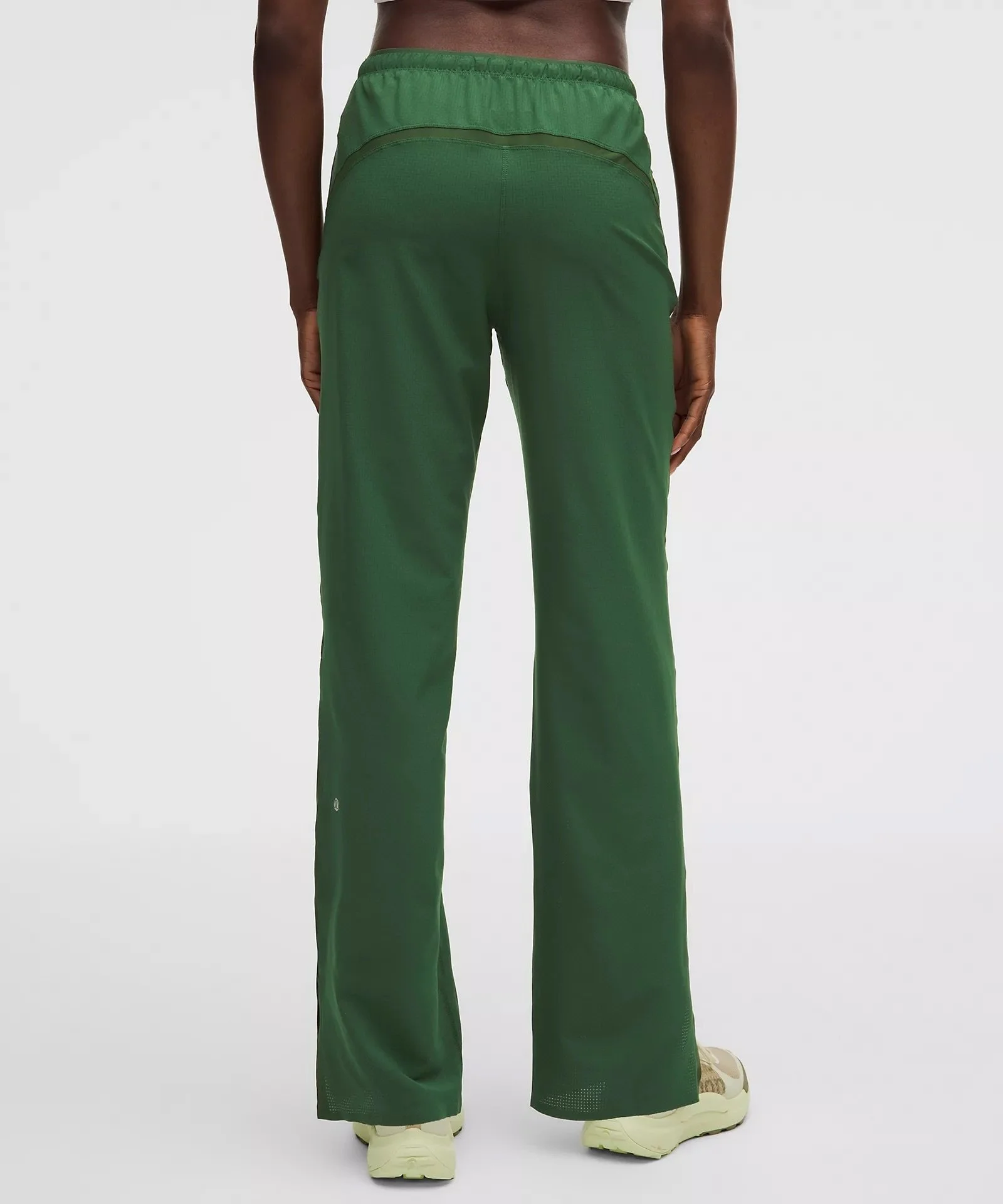 Textured Mesh High-Rise Running Pant