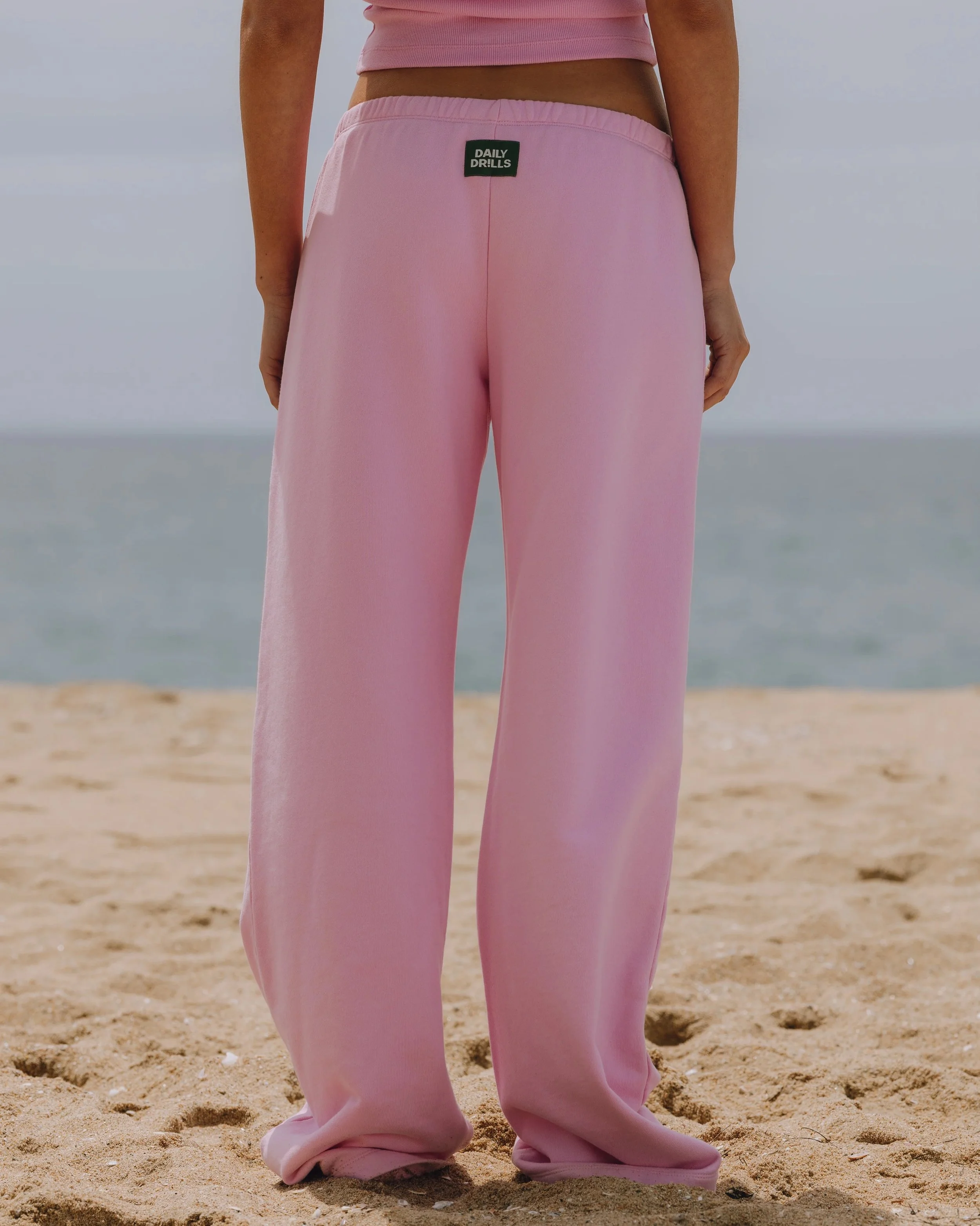 Low Rise Sweatpants - Taffy