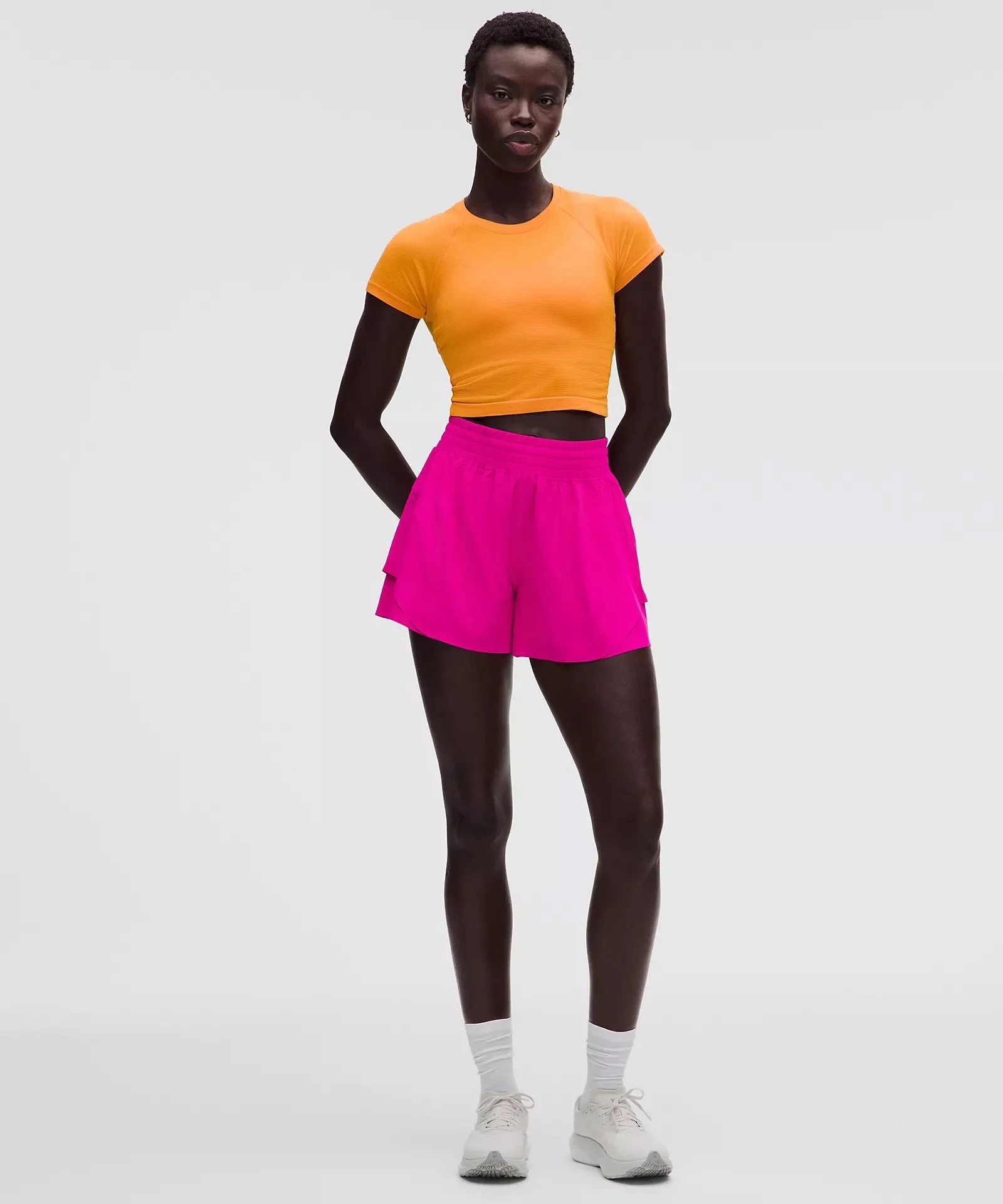Shake It Out High-Rise Running Short 4"