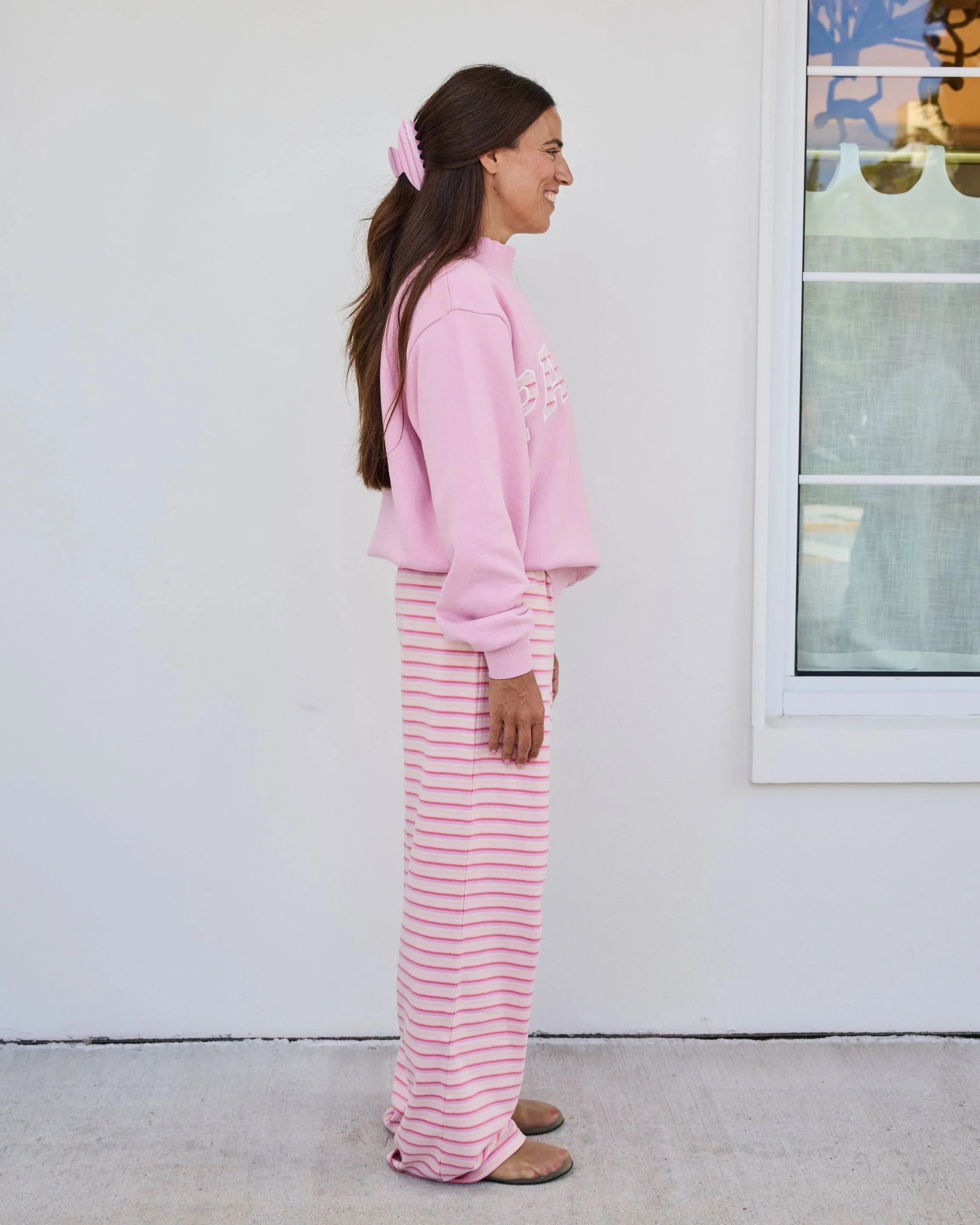 Stripe Boxer Pants