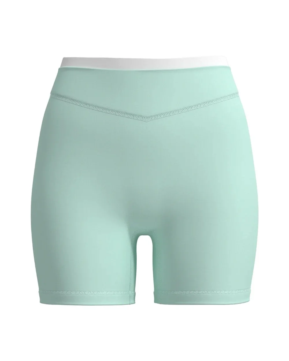 Layered Sculpt Short V2 - Aqua &amp; White
