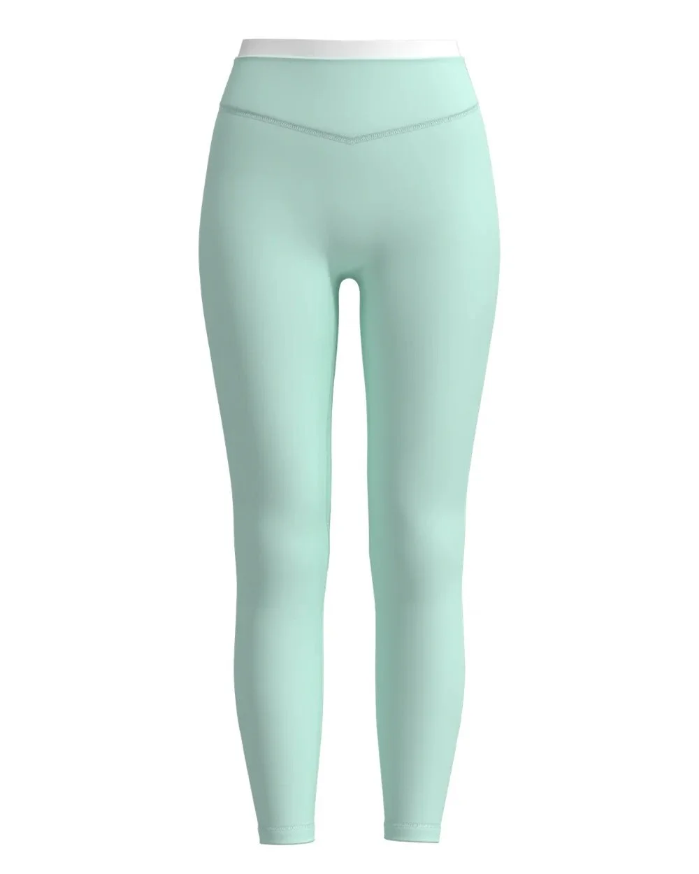 Layered Sculpt Pant V2 - Aqua &amp; White