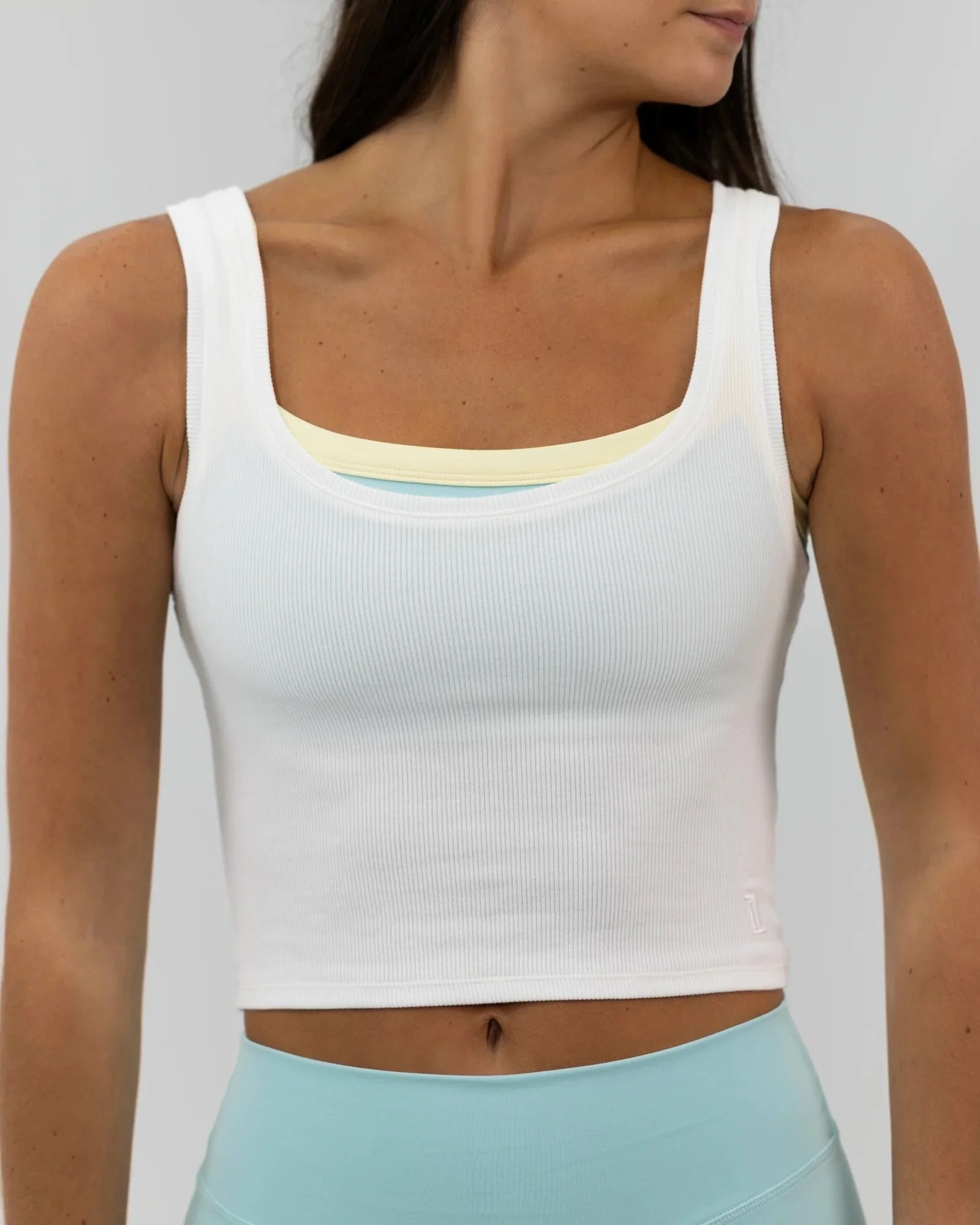Signature Cotton Tank - White