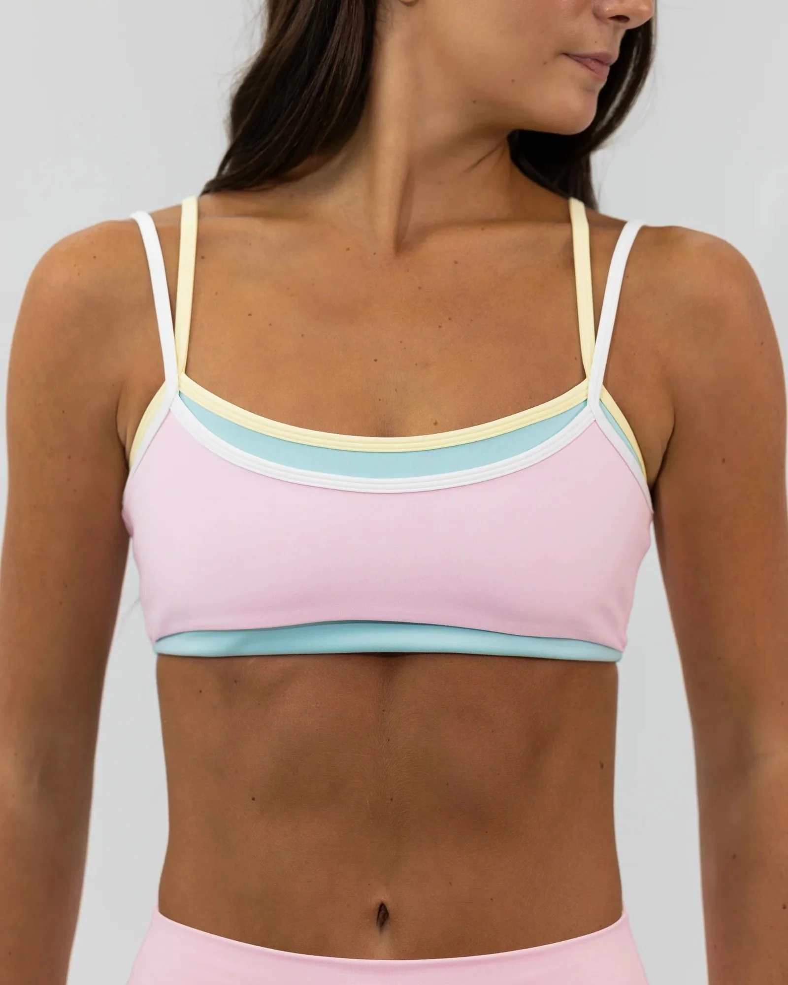 Double Layer Scoop Bra - Sorbet