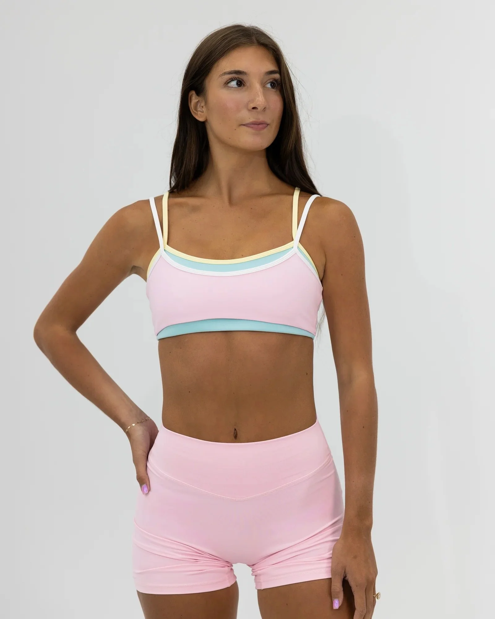 Double Layer Scoop Bra - Sorbet