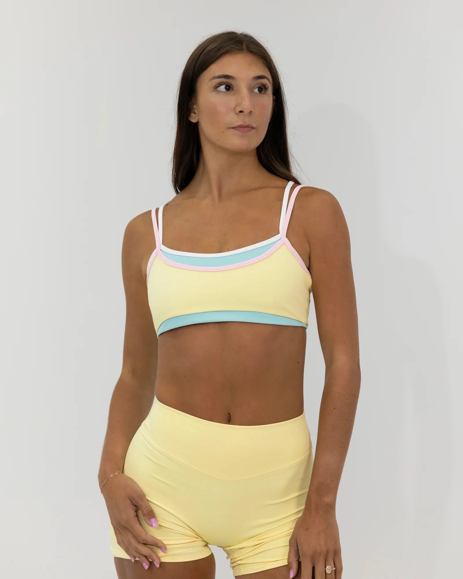 Double Layer Scoop Bra - Daydream
