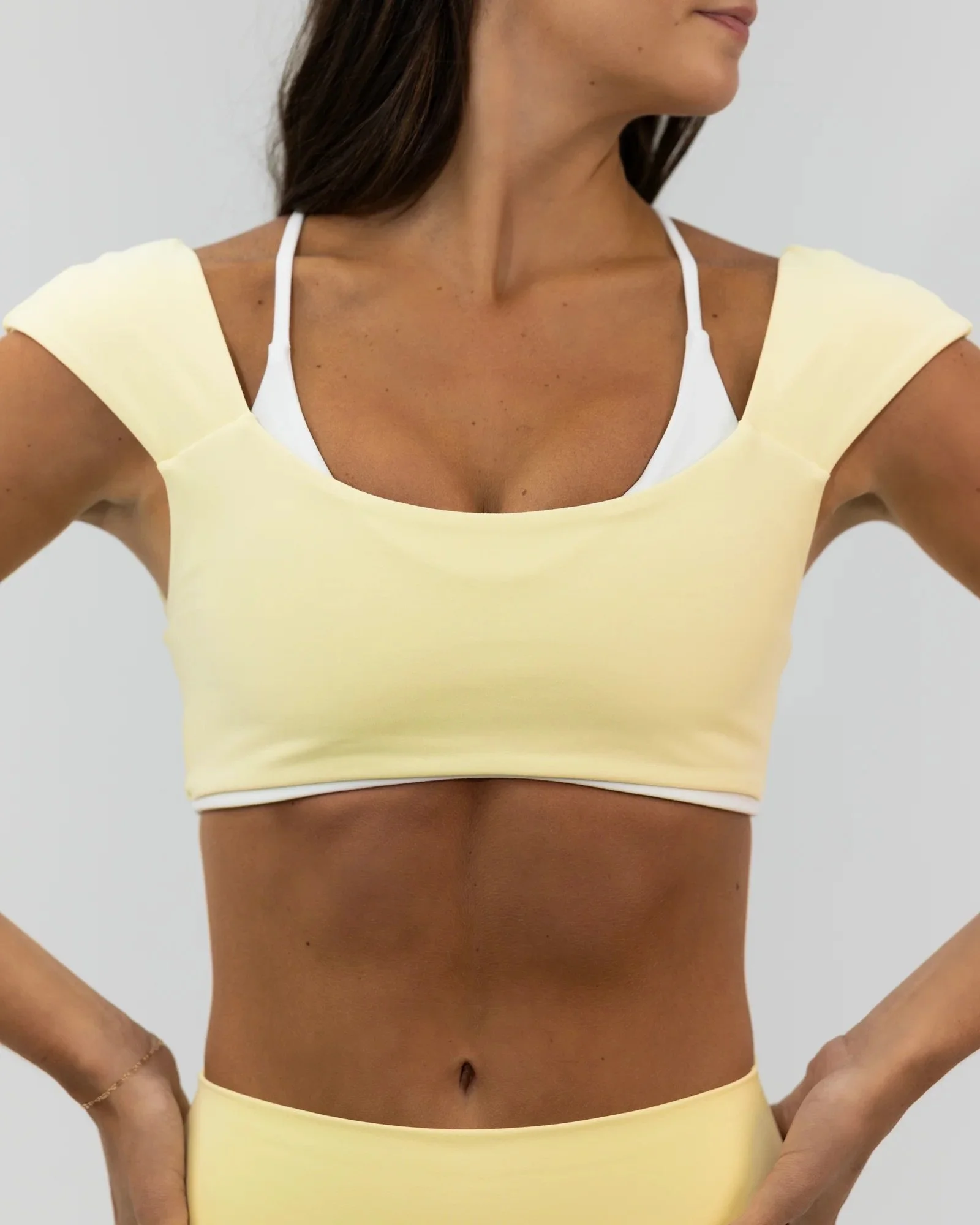 Double Layer Darling Bra - Daylight &amp; White