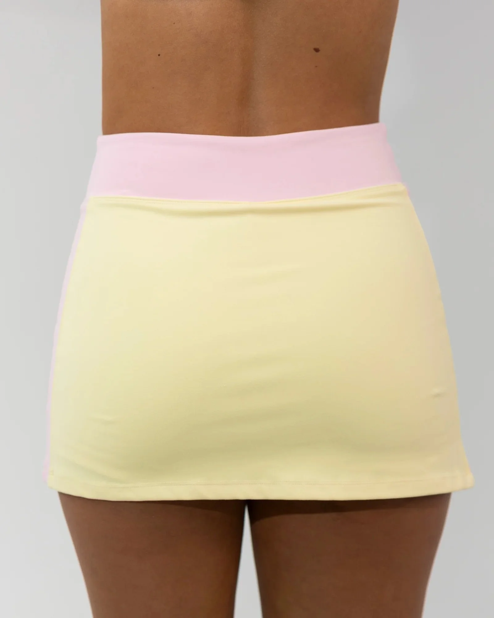 Contrast Skort - Daylight &amp; Soft Pink