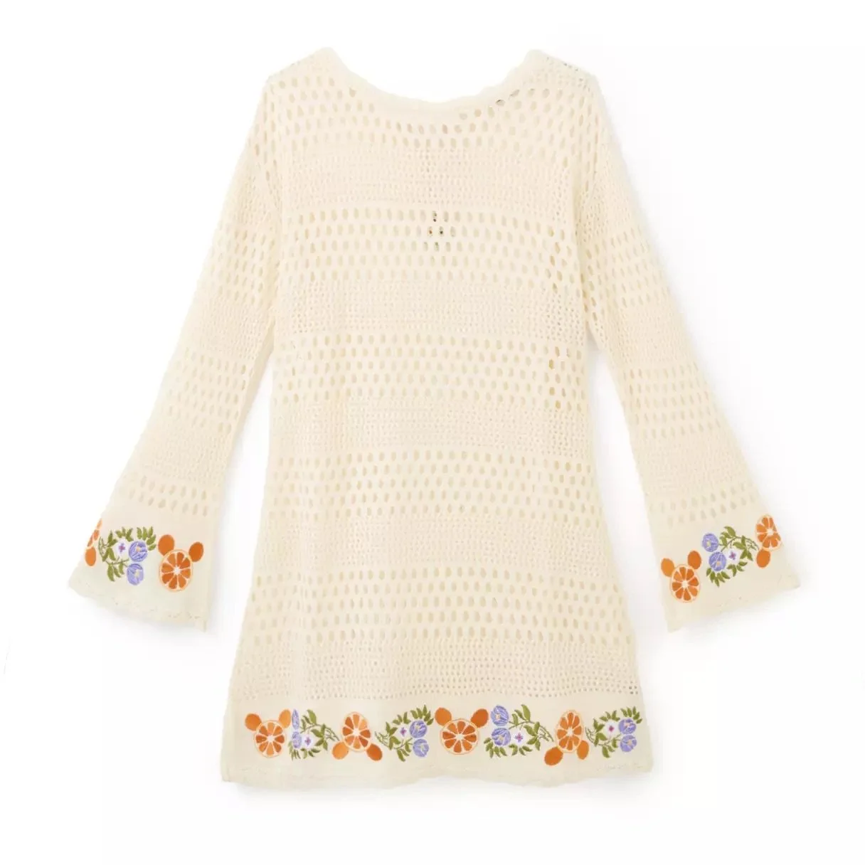 Mickey Mouse Icon Oranges Knit Dress