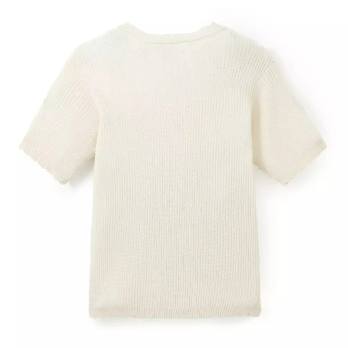 Mickey Mouse Icon Knit Button Down Top