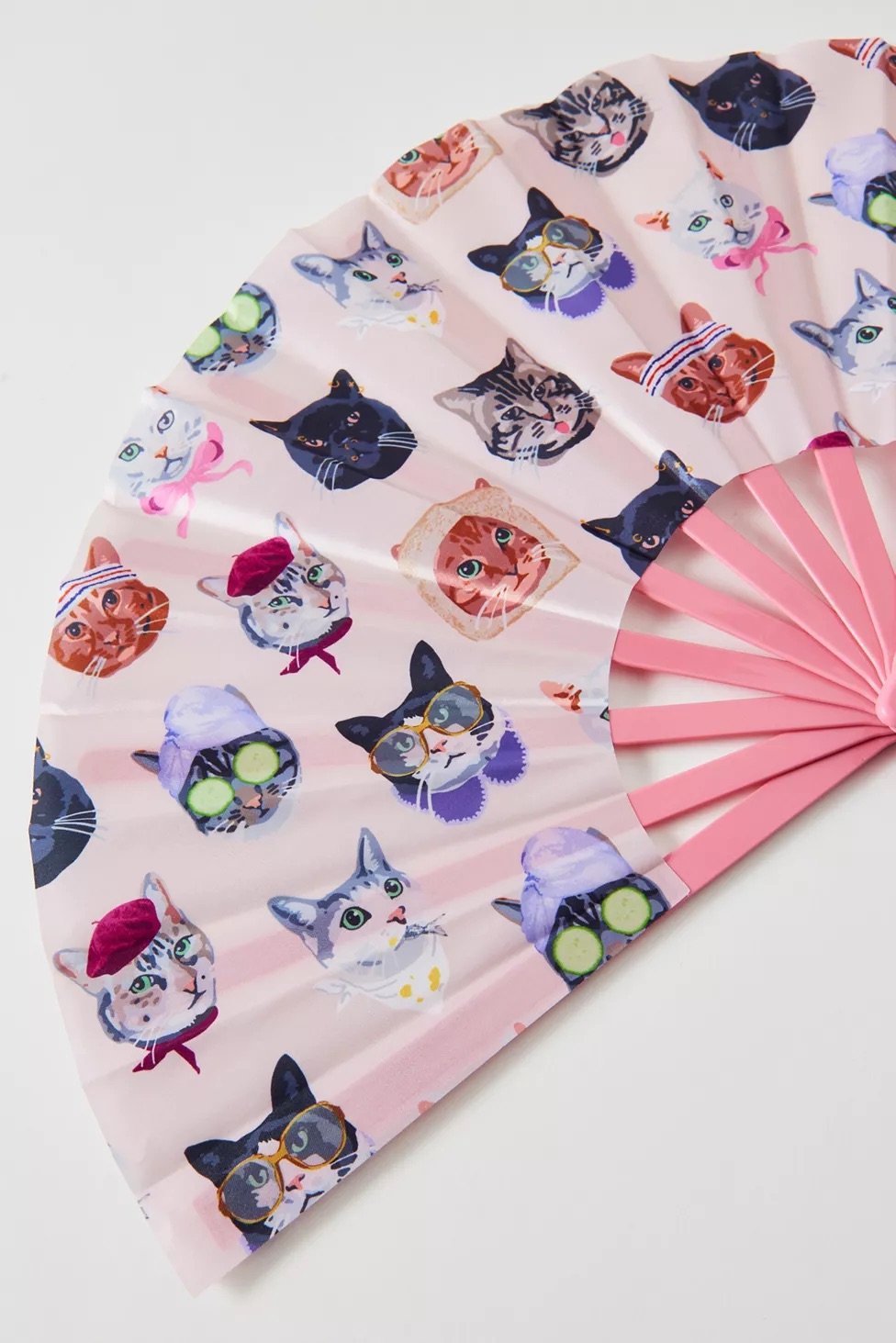 Printed Accordion Beauty Fan