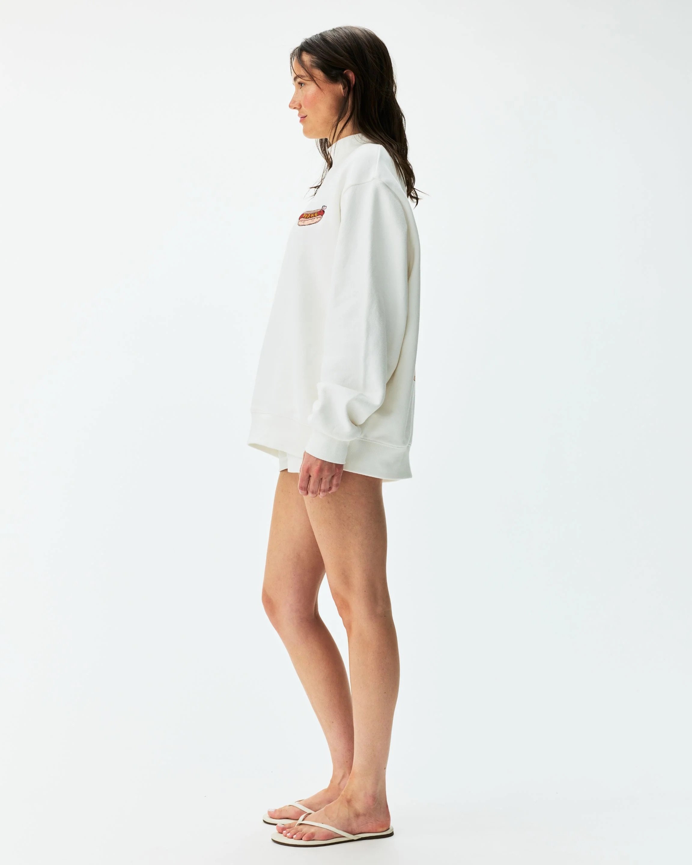 Hot Dog Graphic Mockneck