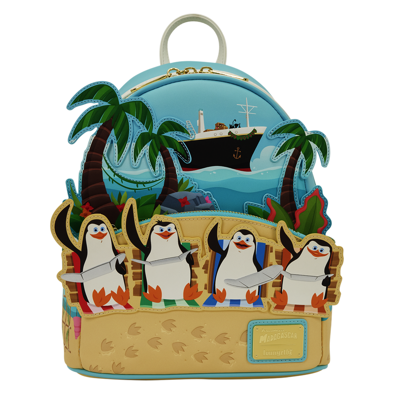 Madagascar Penguins Beach Mini Backpack